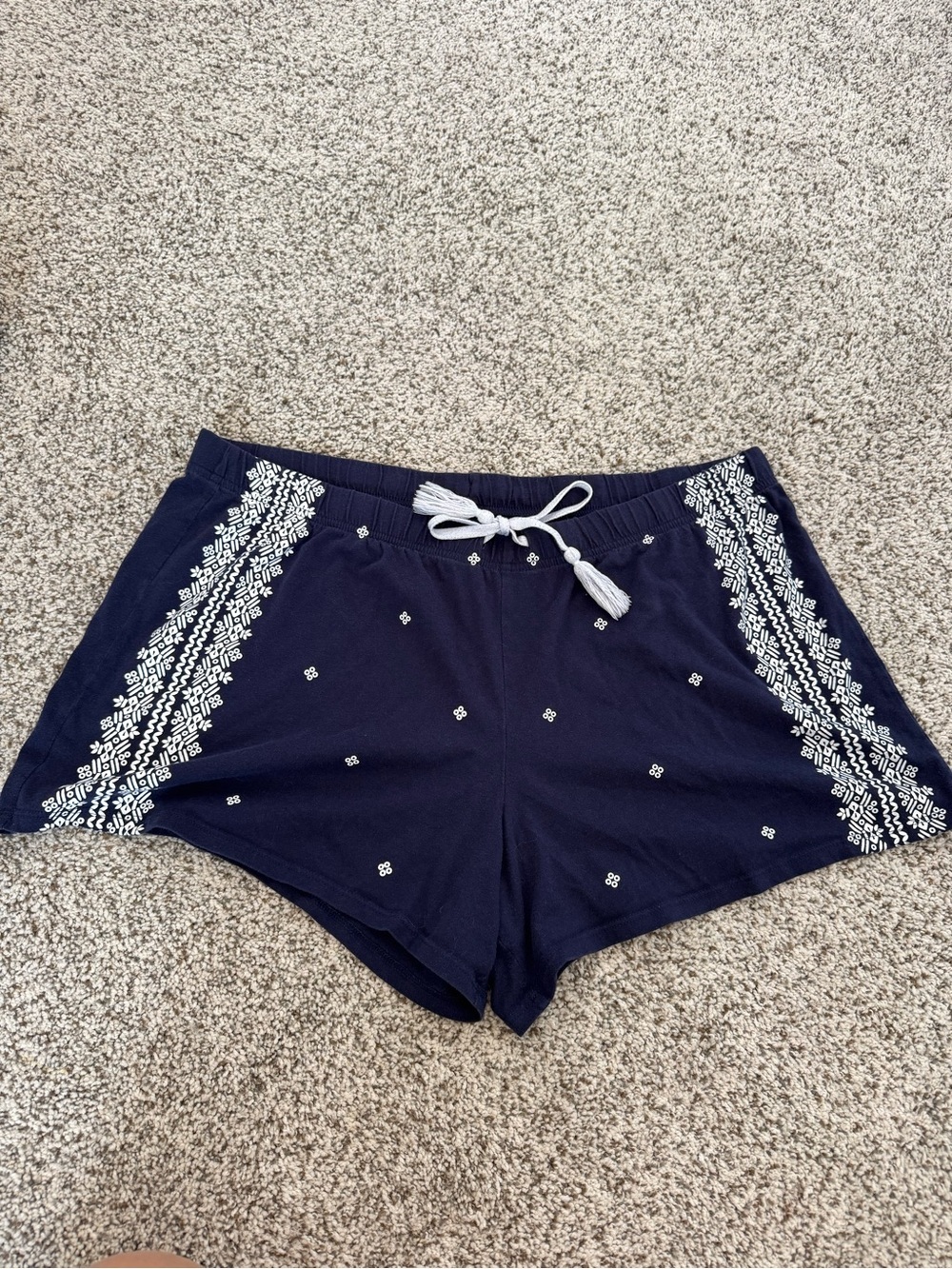 Sonoma Goods For Life Intimates Navy Blue Pajama Shorts Women’s Size L